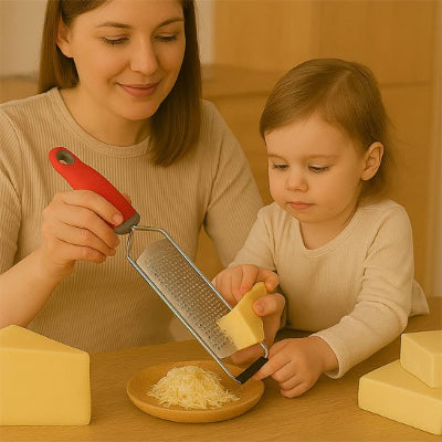 Râpe à fromage Raxo fonctionnement enfant