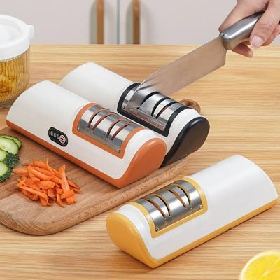 Aiguiseur couteau electrique Raffinox trois couleurs disponible