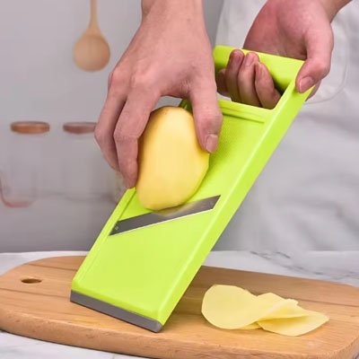 Mandoline Velinox couleur vert