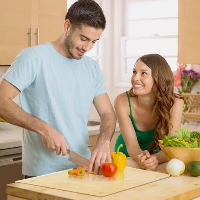 Planche à découper Chopella couple cuisine