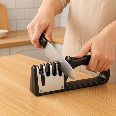 Aiguiseur couteau Agirol demonstration
