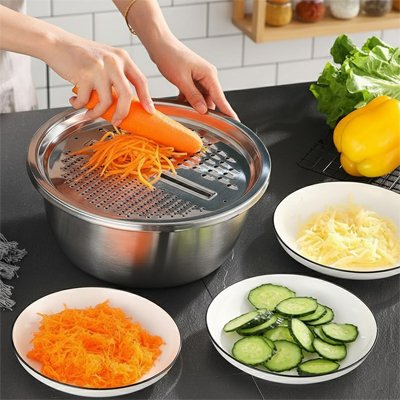 râpe à légume manuelle Vexo concombre carotte